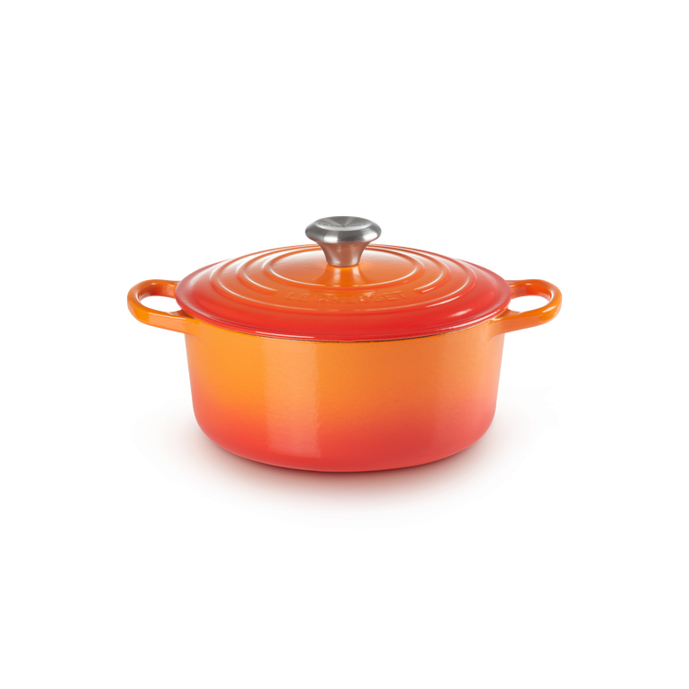 Le Creuset Signature 24cm Öntöttvas főzőedény - Narancssárga