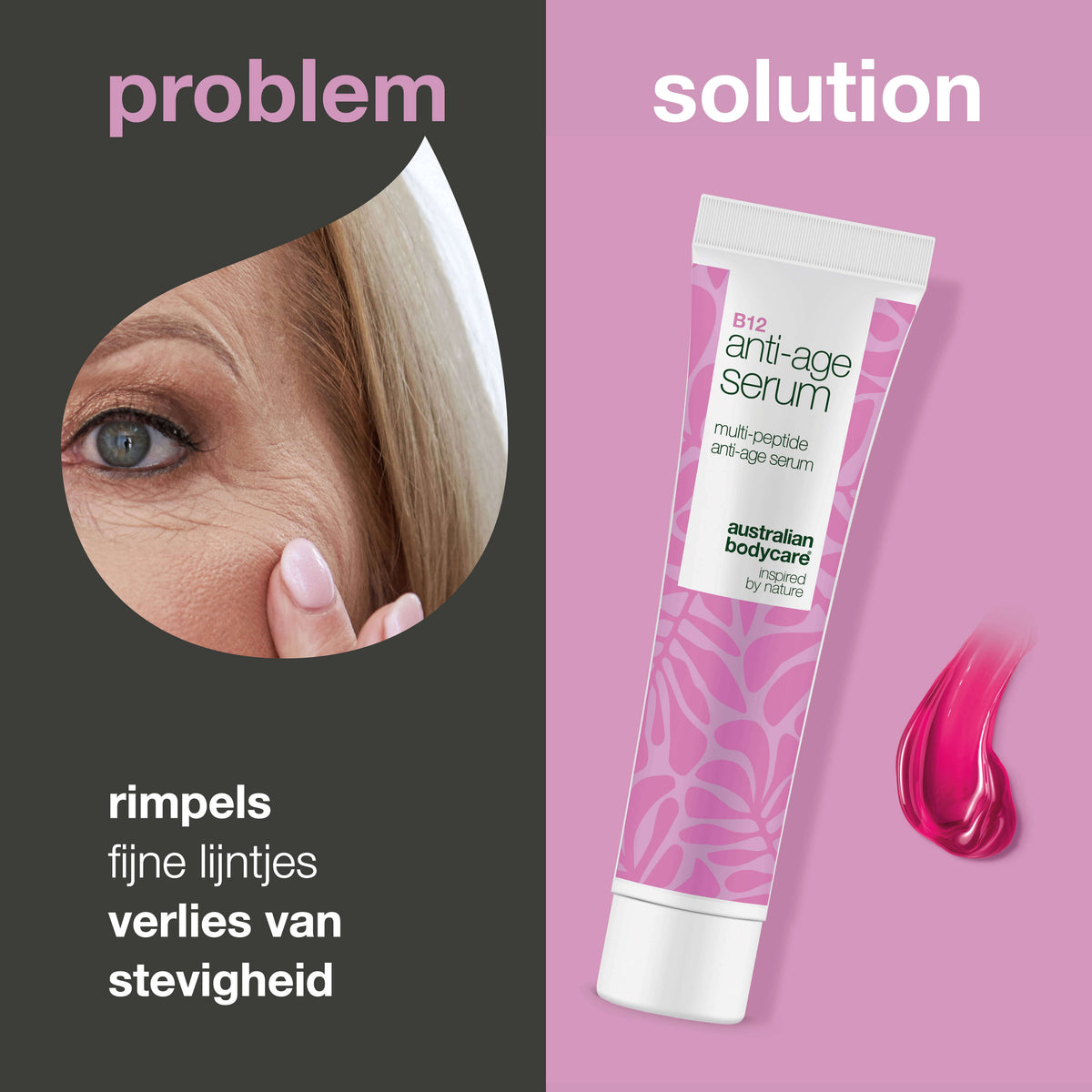 B12 Anti-Age Serum – Verminder rimpels en verstevig de huid — Verstevigend B12 Serum vermindert zichtbare verouderingstekenen en verbetert de elasticiteit. Krijg stralende huid nu!