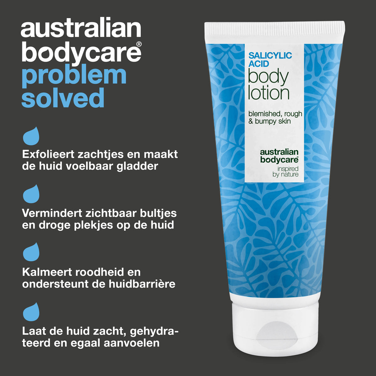 Body Lotion met salicylzuur – tegen onzuiverheden en droge huid — Body Lotion met salicylzuur exfolieert, hydrateert en helpt bij onzuiverheden, ruwe en droge huid. Perfect voor dagelijks gebruik.