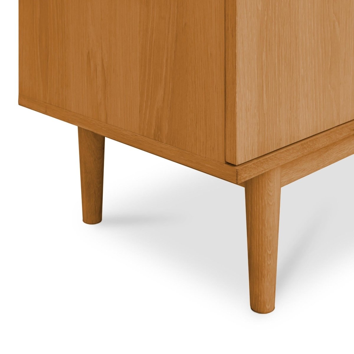 Highboard with LED Light Kerteminde - Natural Oil