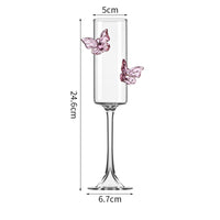 Butterfly Wine Glass Set