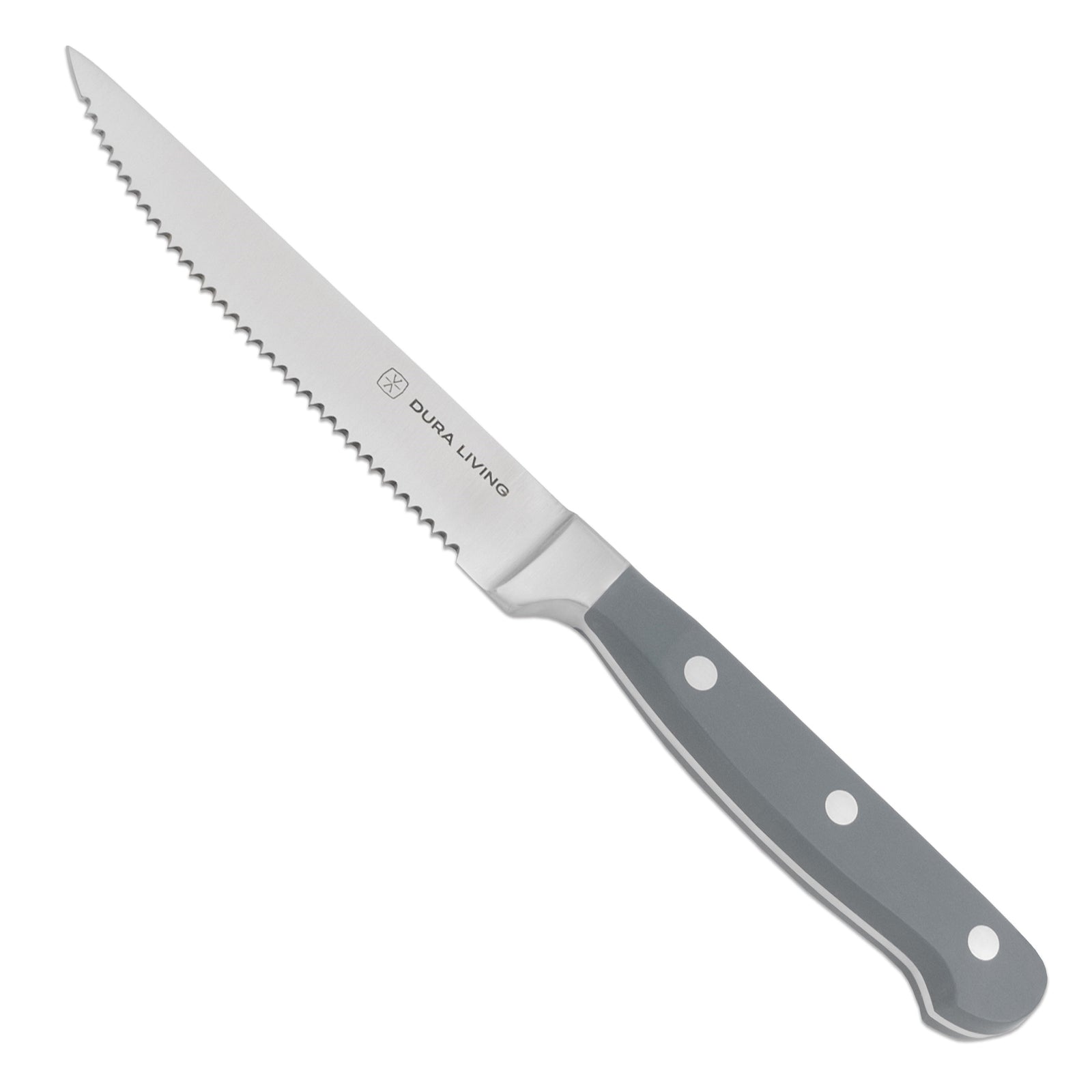 Superior Set of 4 Steak Knives - Gray