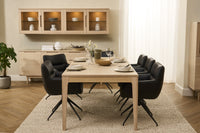 Rectangular Extendable Dining Table Kerteminde - White Oil
