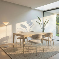 Rectangular Extendable Dining Table Kerteminde - White Oil