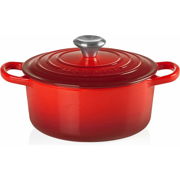 Le Creuset Signature 20cm Öntöttvas főzőedény - Piros