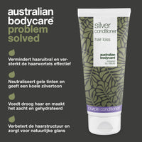 Conditioner voor grijs en blond haar – Tegen haaruitval — Verzorg grijs en blond haar met Silver Conditioner. Vermindert haaruitval, neutraliseert gele tonen en laat het haar zacht en glanzend.