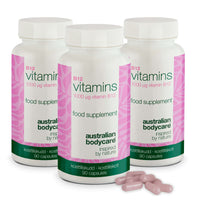 Vitamine B12 Voedingssupplementen– 90 Vegan Capsules, 1000 µg — Vitamine B12 met 1000 µg per capsule. 90 vegan capsules – ideaal voor 90 dagen. Ondersteunt energie en een plantaardig voedingspatroon.