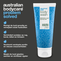 Salicylzuur Douchegel voor een onzuivere rug en billen — Salicylzuur Body Wash tegen puistjes en poriën. Met salicylzuur, niacinamide, zink PCA en hydraterende glycerine.