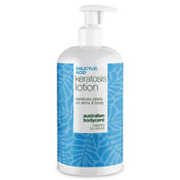 Body lotion bij keratosis pilaris en ruwe, bobbelige huid — Body lotion voor keratosis pilaris en droge huid. Verzacht met salicylzuur, niacinamide en zink.