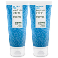 Body lotion bij keratosis pilaris en ruwe, bobbelige huid — Body lotion voor keratosis pilaris en droge huid. Verzacht met salicylzuur, niacinamide en zink.