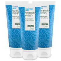 Keratosis Pilaris Douchegel – tegen ruwe en bobbelige huid — Keratosis Pilaris Body Wash tegen ruwe huid en bultjes door keratosis pilaris. Met salicylzuur, niacinamide en glycerine.