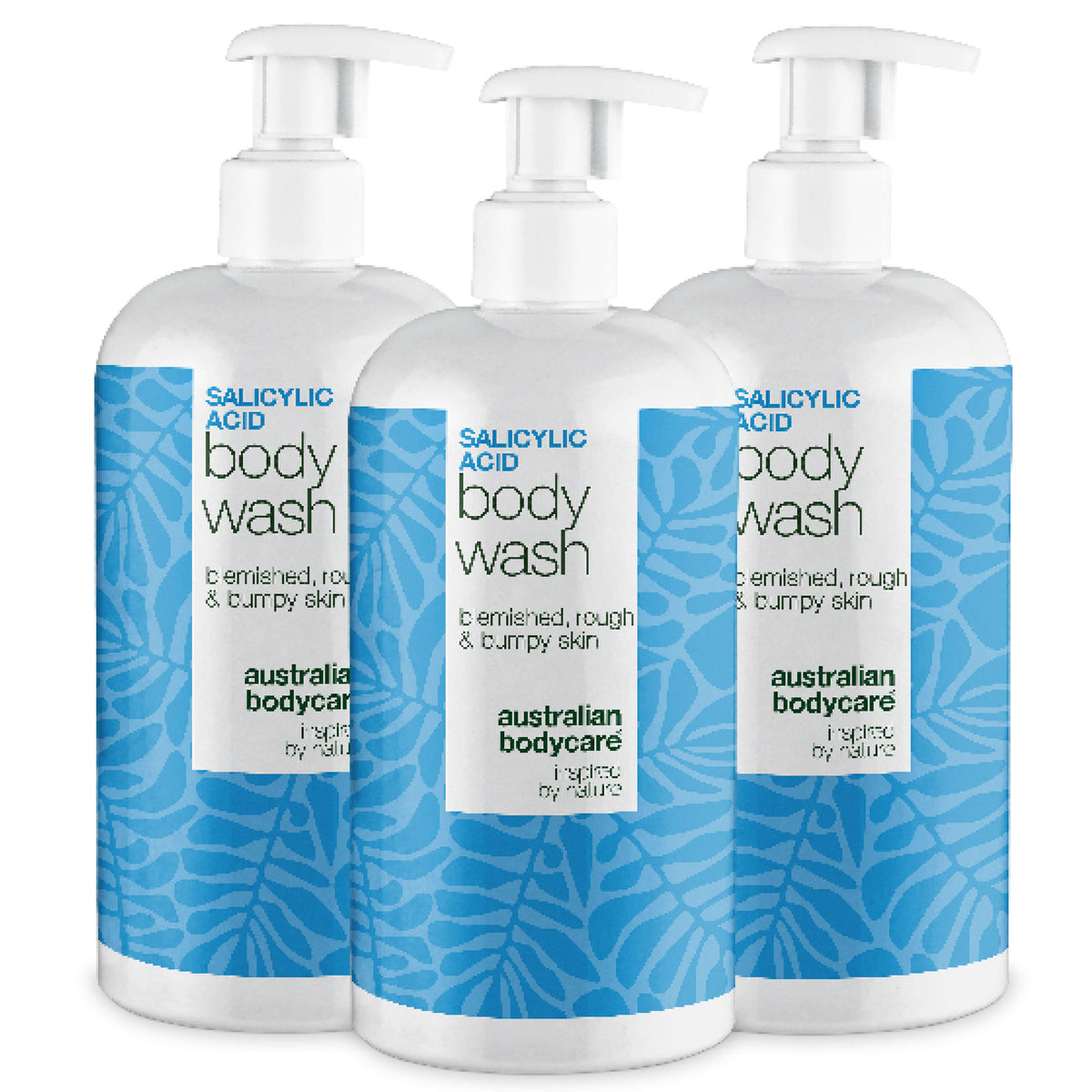 Salicylzuur Douchegel voor een onzuivere rug en billen — Salicylzuur Body Wash tegen puistjes en poriën. Met salicylzuur, niacinamide, zink PCA en hydraterende glycerine.