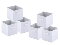 Foldbare opbevaringsbokse 26×26×26 cm – sæt 6 stk.