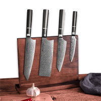 KASAI KOGATANA FIVE | Essential 5 pcs Knife set | 4 Knives with Magnetic Wood Block