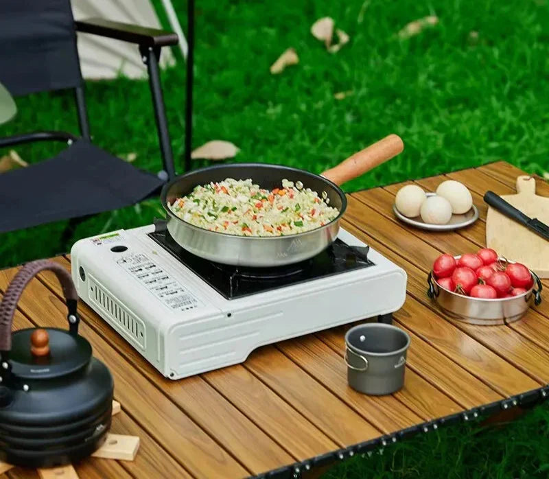 Camping Non-Stick Frying Pan Silver