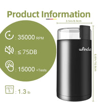 150W High-Power Coffee Grinder