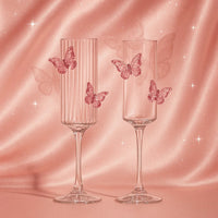 Butterfly Wine Glass Set
