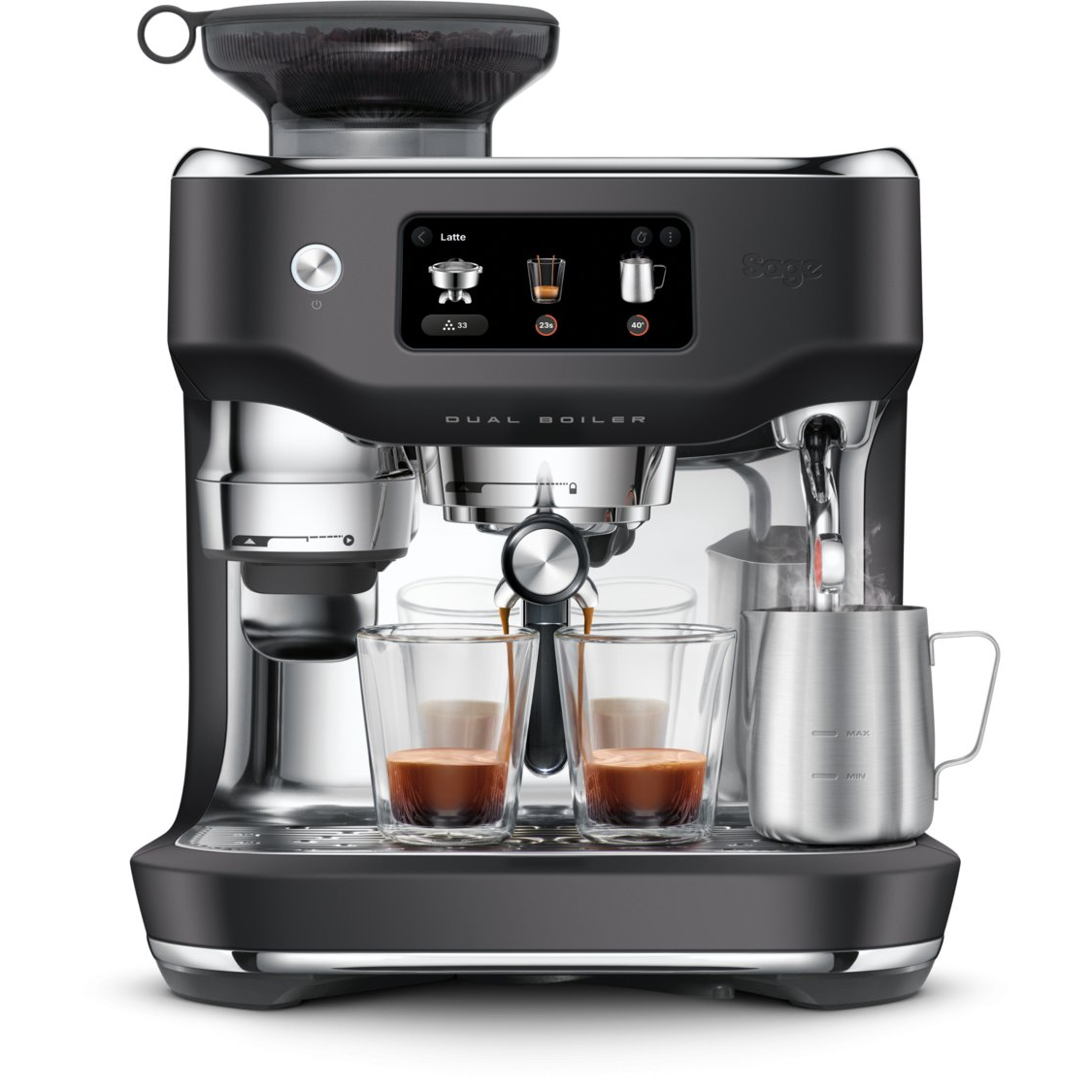Sage Oracle Dual Boiler eszpresszó kávéfőző SES995BTR fekete