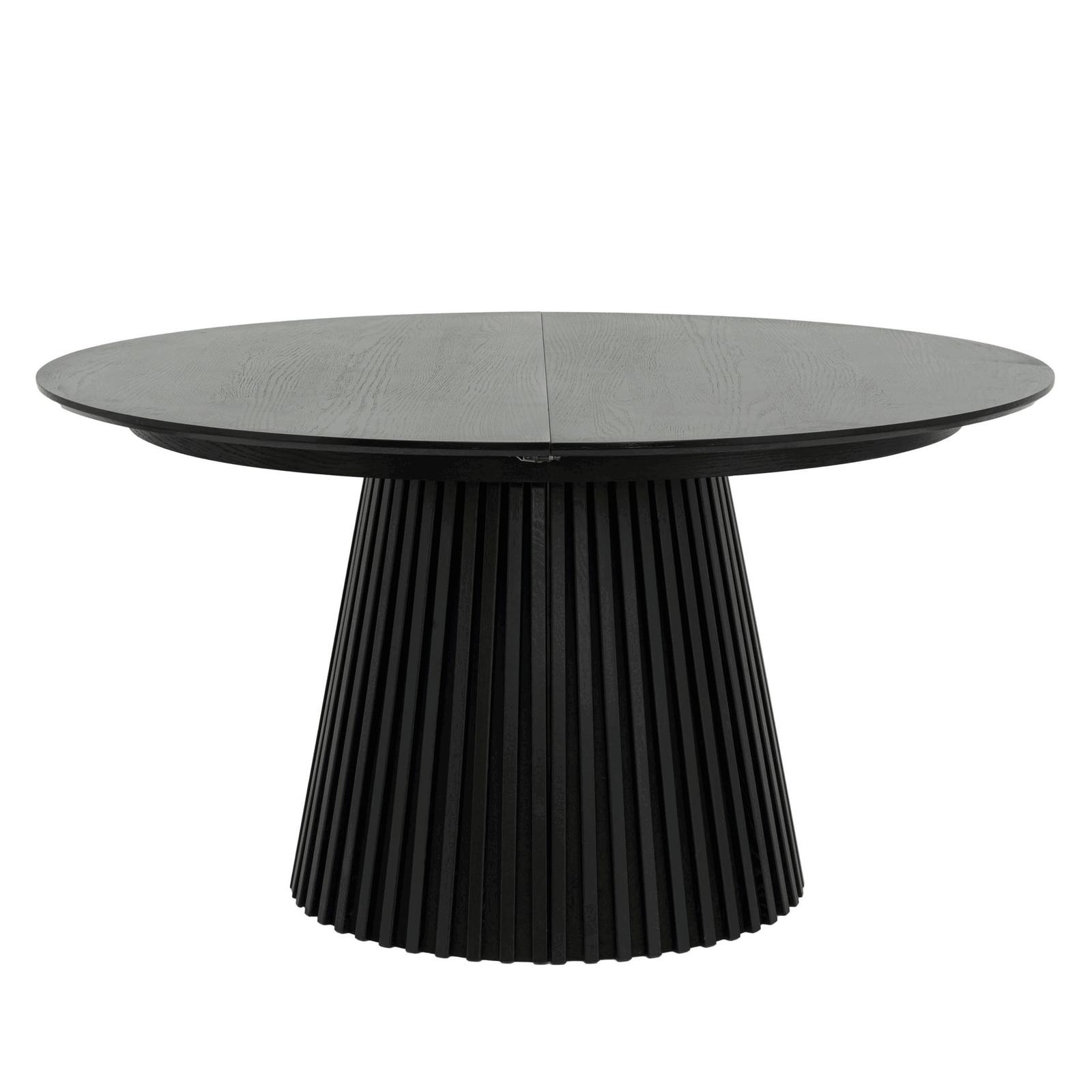 Round Extendable Dining Table Svendborg ø120/220 cm - Black Oak