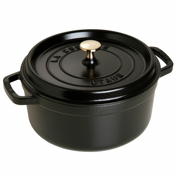 Staub La Cocotte 24cm Általános lábas - Fekete