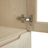 Highboard with LED Light Kerteminde - White Oil