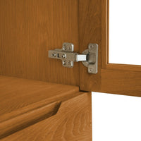 Highboard with LED Light Kerteminde - Natural Oil