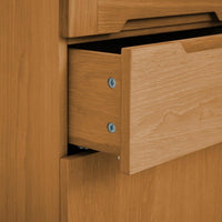Highboard with LED Light Kerteminde - Natural Oil