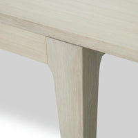 Rectangular Extendable Dining Table Kerteminde - White Oil