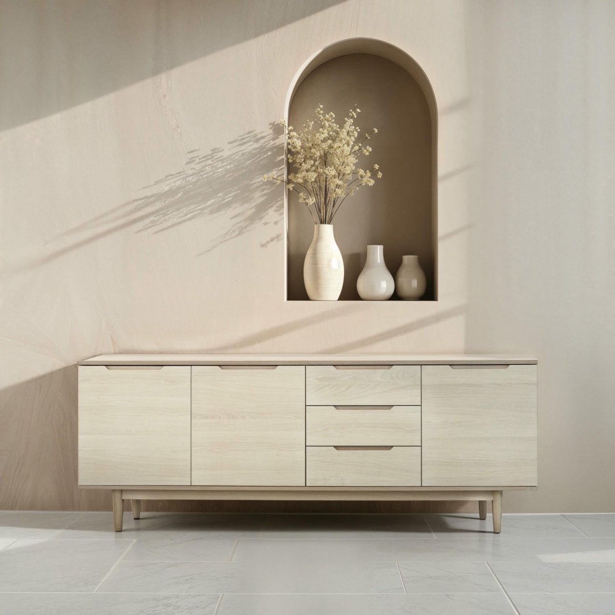 4-Door Sideboard Kerteminde - White Oil