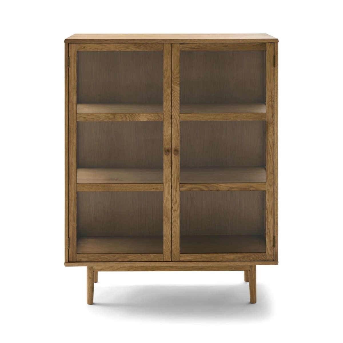2-Door Highboard Svendborg - Natural Oak